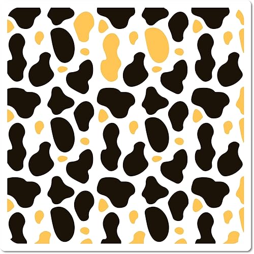 Miniatura 8 de GORGECRAFT Plantillas de medios mixtos de 12 estilos, espirales de hojas geométricas de leopardo, textura de pared de rosas cubistas, plantillas de