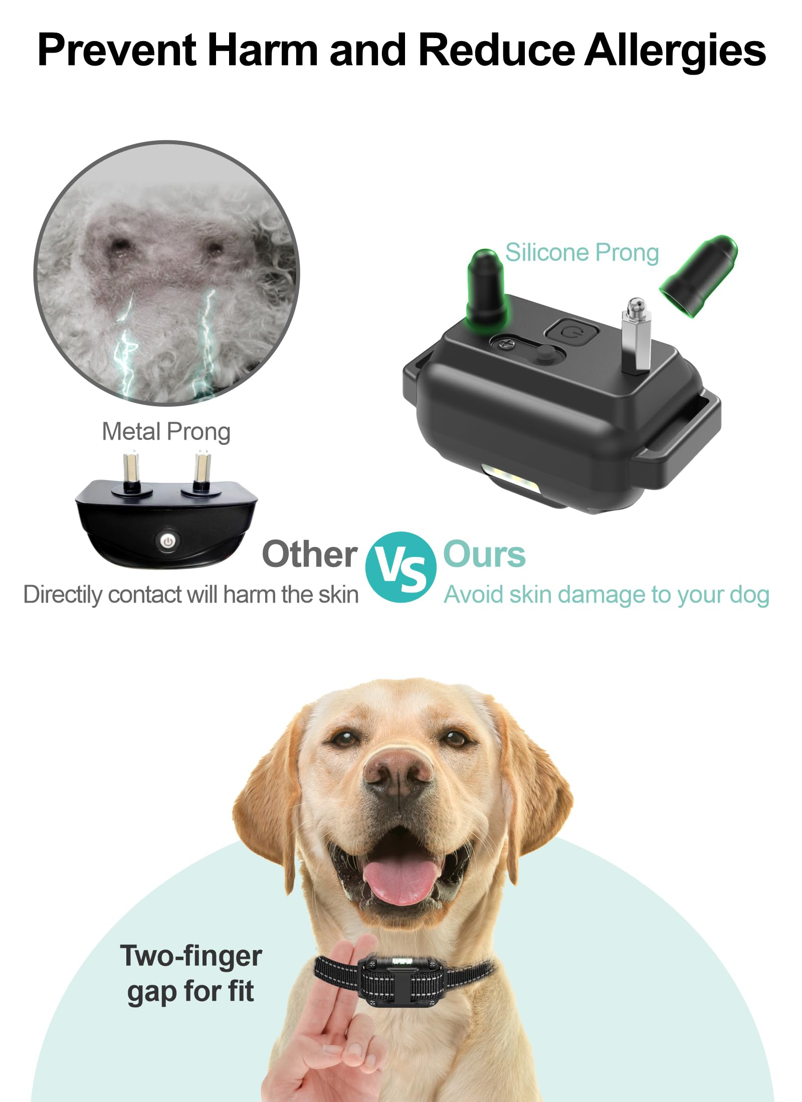 Dog Trainer Sit Boo Boo Training Collar Manual F-color Dog Shock