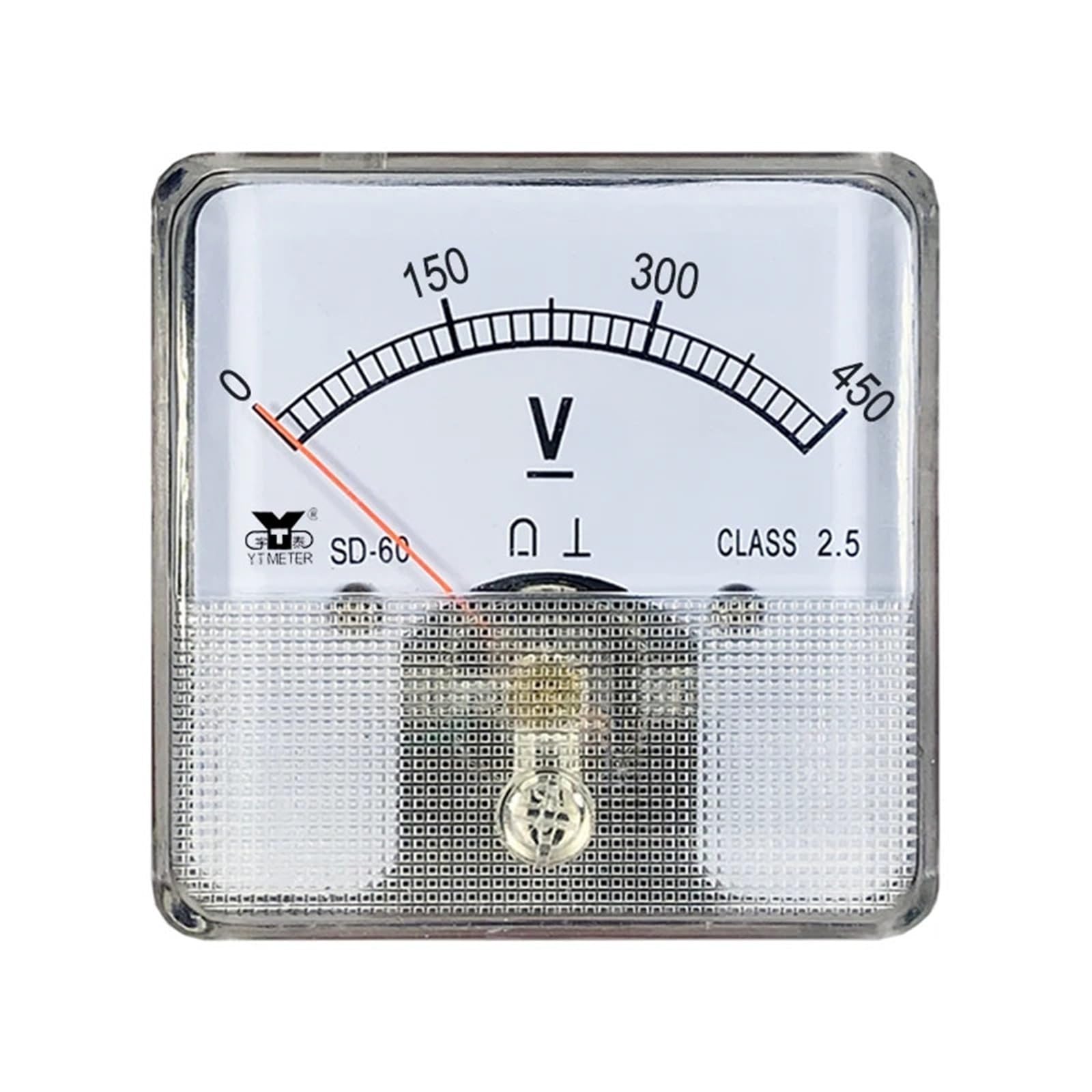 Voltmètre SD60 DC 15V voltmetre analogique aiguille pour tableau electrique continu