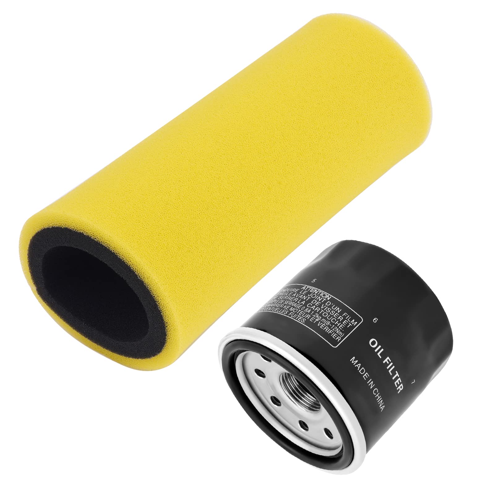 Air Filter 5UG-E4451-00-00 + Oil Filter 5GH134405000 for Yamaha Rhino 660 YXR660 2004-2007