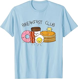 Breakfast Club Food Cute Kawaii Parody T-Shirt