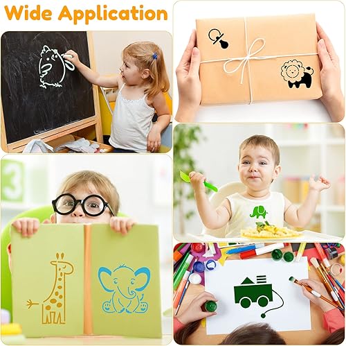 Miniatura 84 de 100 plantillas para pintar en madera, plantillas reutilizables, manualidades, plantillas de dibujo, papel de pared para bricolaje, álbumes