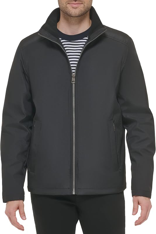 Men's Stand Collar Poly Jacket