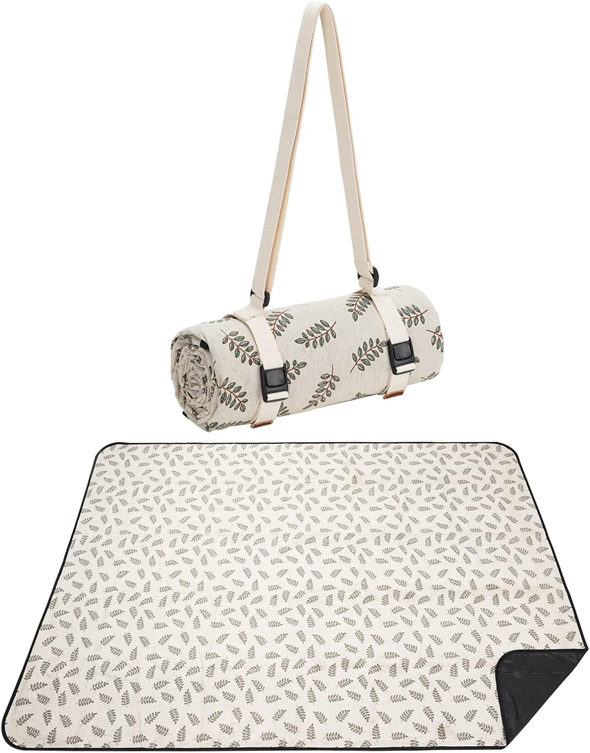 Owleys Picnic Blanket with Carrying Strap Waterproof Outdoor Picnic Mat Extra