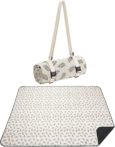 Alfombra de playa lavable sin arena, mantas de emergencia impermeables para campamento, accesorios de cestas de picnic con respaldo impermeable y