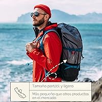 Vista 5 de Quatish - Utensilios de viaje con estuche, juego de cubiertos portátiles para el trabajo, juego de cubiertos de viaje reutilizables de acero Negro