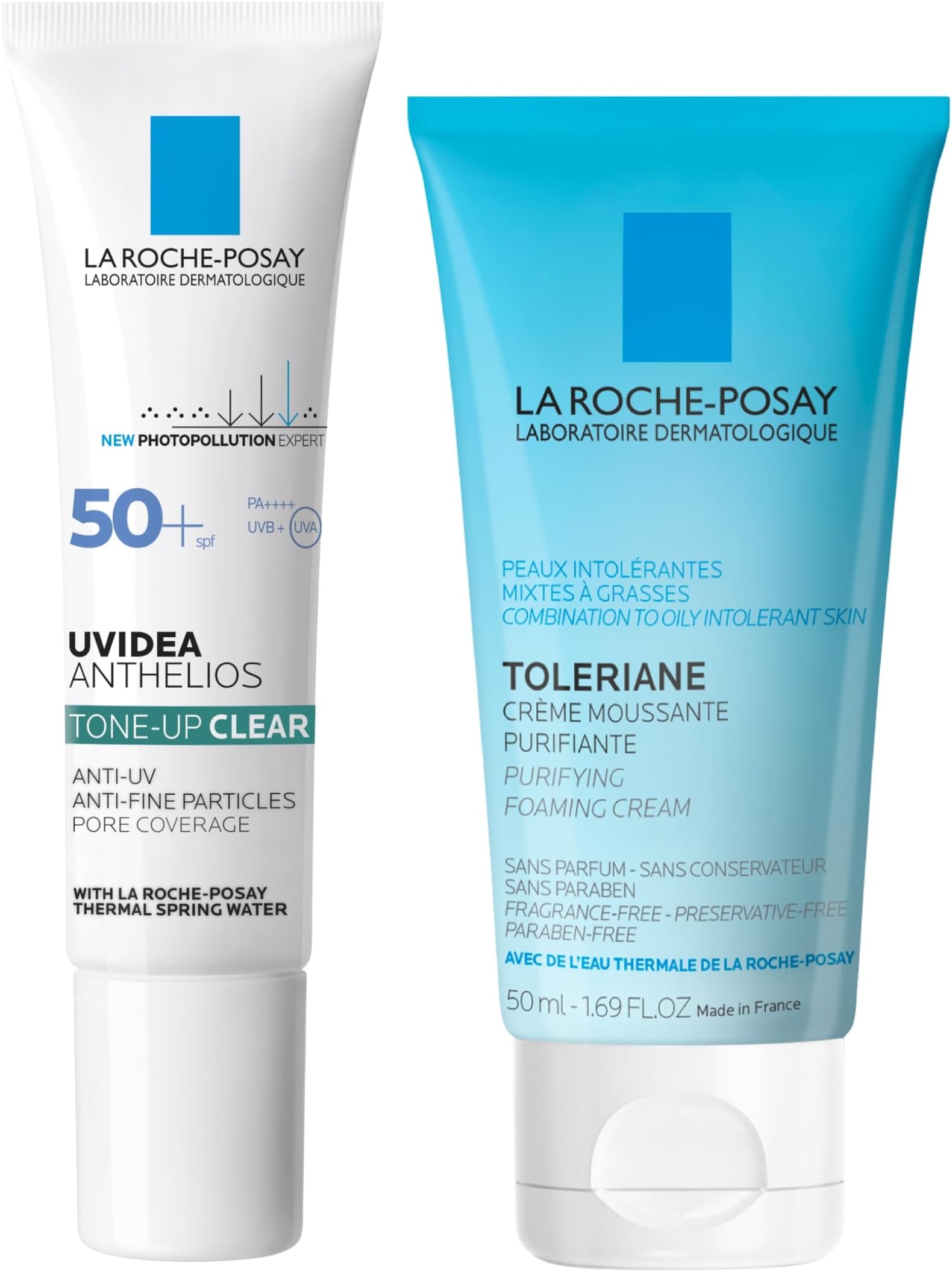Tone-Up Kit Clear UV Primer SPF50+ PA++++ Moisturizing for Sensitive Skin, Smooth and Non-Greasy, Combination Skin, 1.0 fl oz (30 ml)
