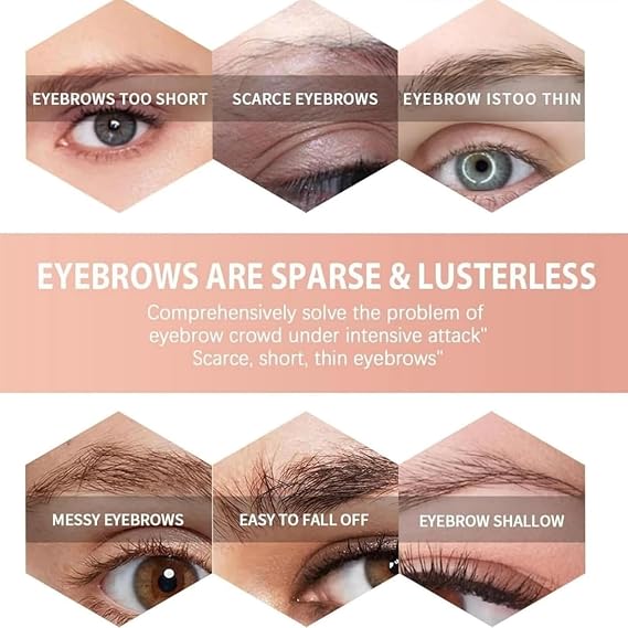 Eyebrow Powder Brow Shaping Kit,Eyebrow Powder Sculpting Kit,Eye/brow Po/wder Palette Set With Brush and Mirror for Defining,Available in Dark & Light Brown Shades,3 Colors Ey/ebrow Shaping K/it#03