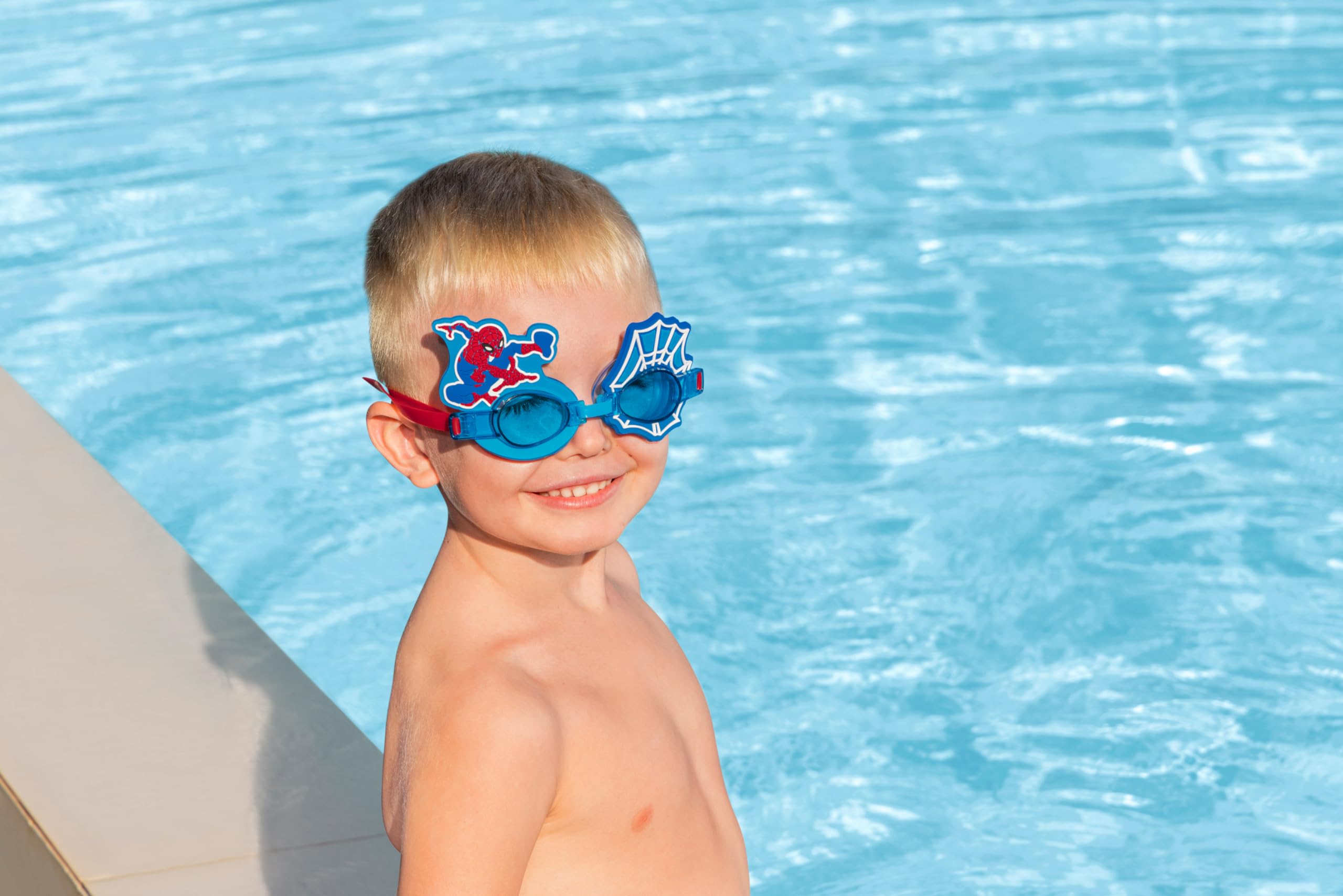 Bestway 98022 Occhialini da nuoto Marvel® Spider-Man™, anni 3+