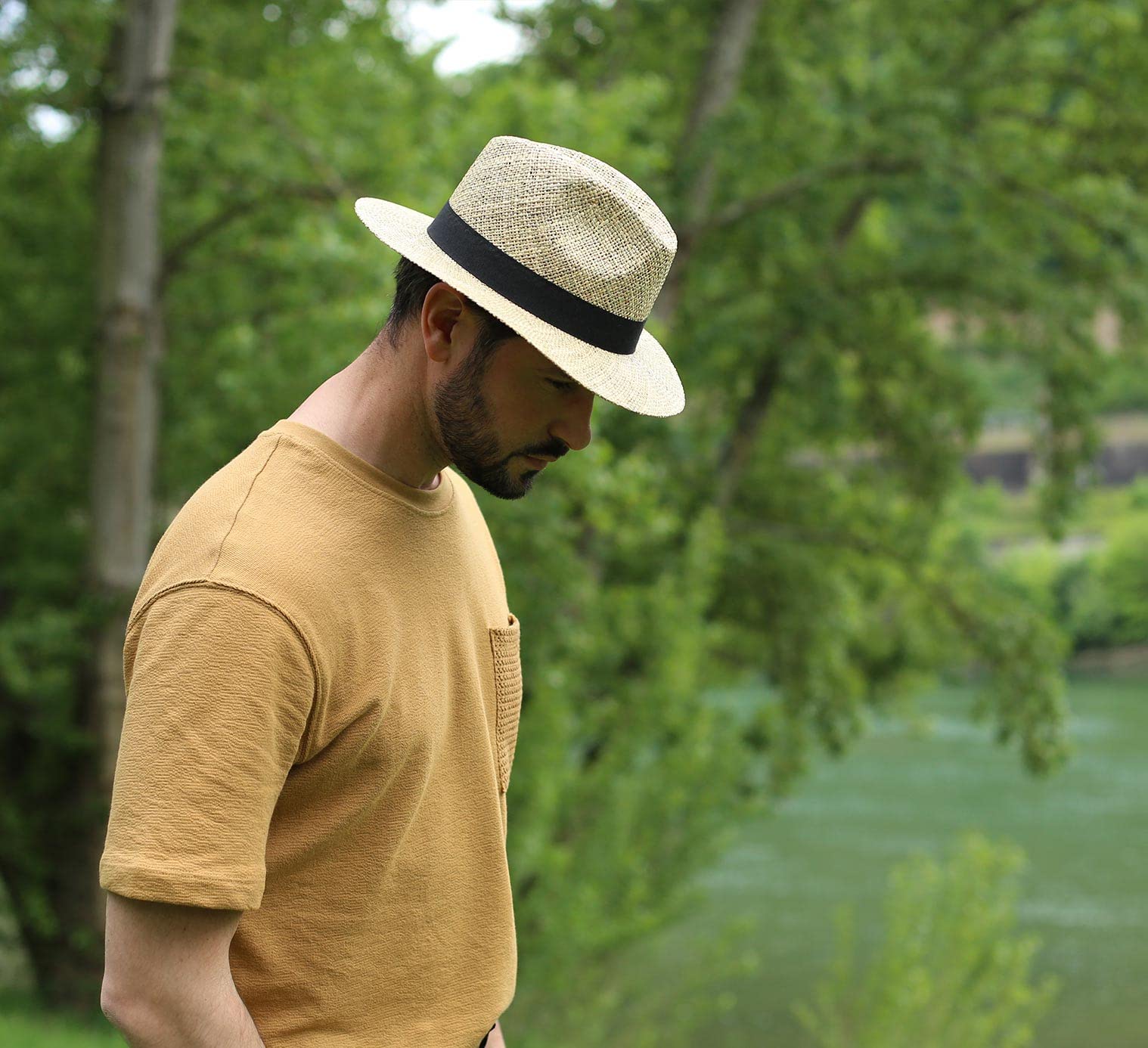 Chapeau Fedora Paille Homme ou Femme Traveller Paglia