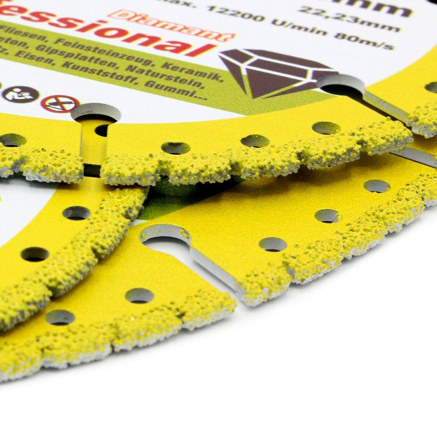 Disco De Diamante Para Cortar Aluminio, Metal, Fibra De Vidrio Y Plástico - Diámetros 115, 125, 230 Mm