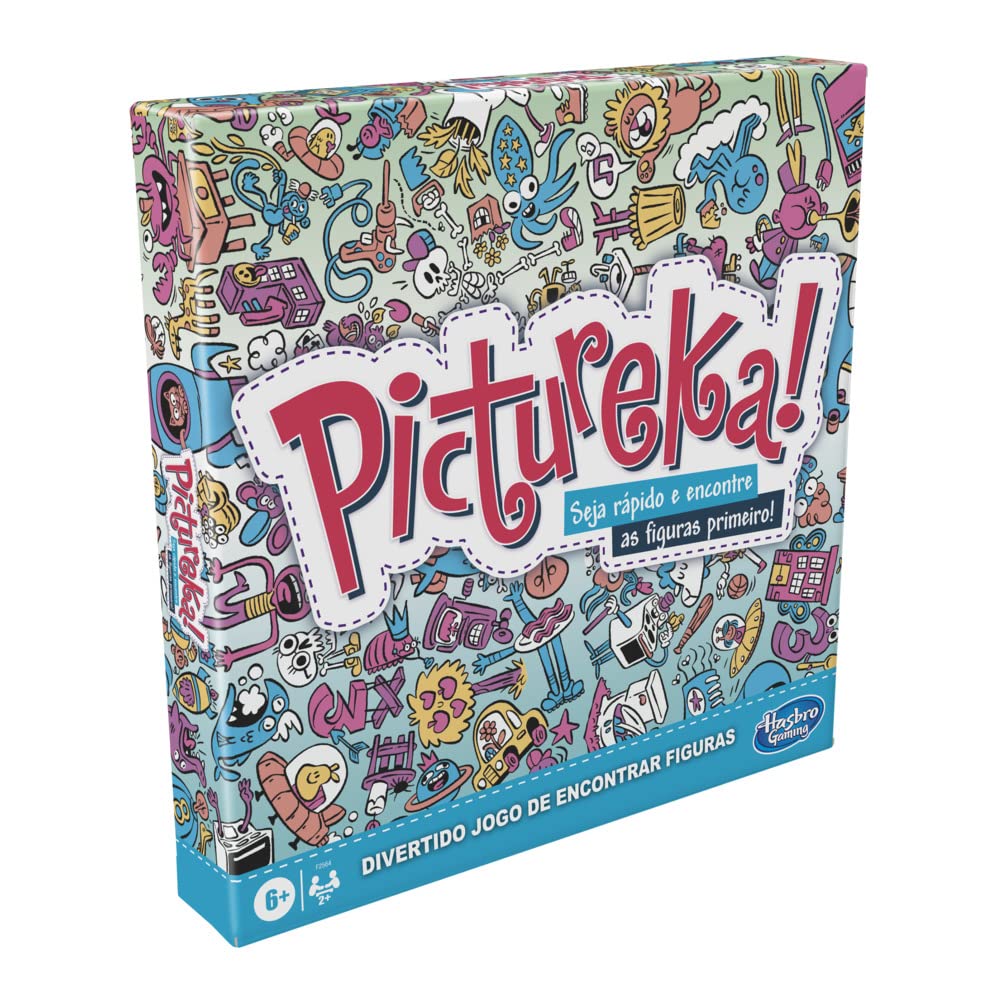 HASBRO GAMING Gra Pictureka! - Gra Rysunkowa - Gra planszowa dla dzieci - Zabawna Gra Rodzinna - Gry planszowe dla ponad 6 lat, F2564190