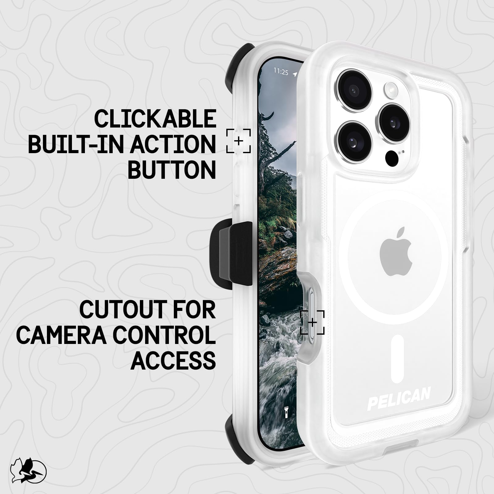 Amazon.com: Pelican Voyager iPhone 16 Pro Case [Compatible with