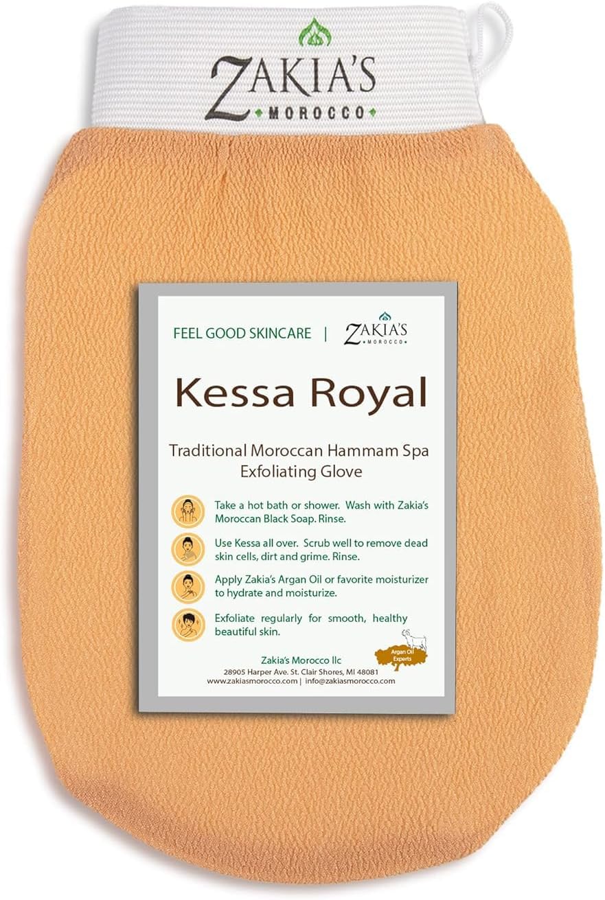 Zakia's Morocco The Original Kessa Hammam Exfoliating Glove