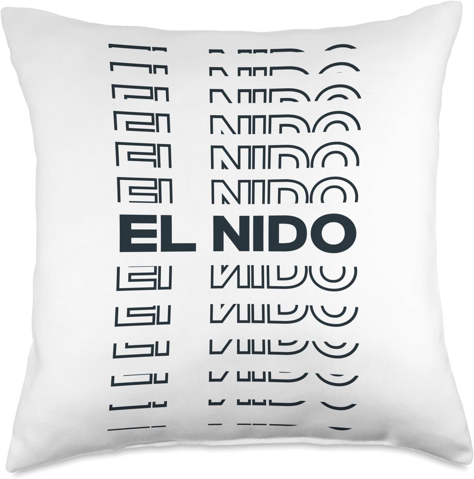 Minimalist Island - Modern El Nido Throw Pillow