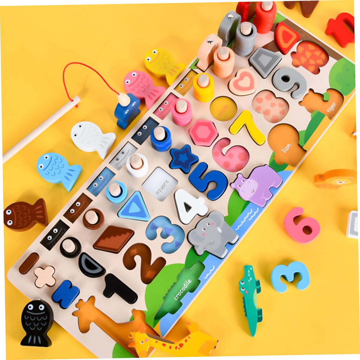 Juguete de Formas a Juego de Madera 1 Juego, Rompecabezas para Niños
