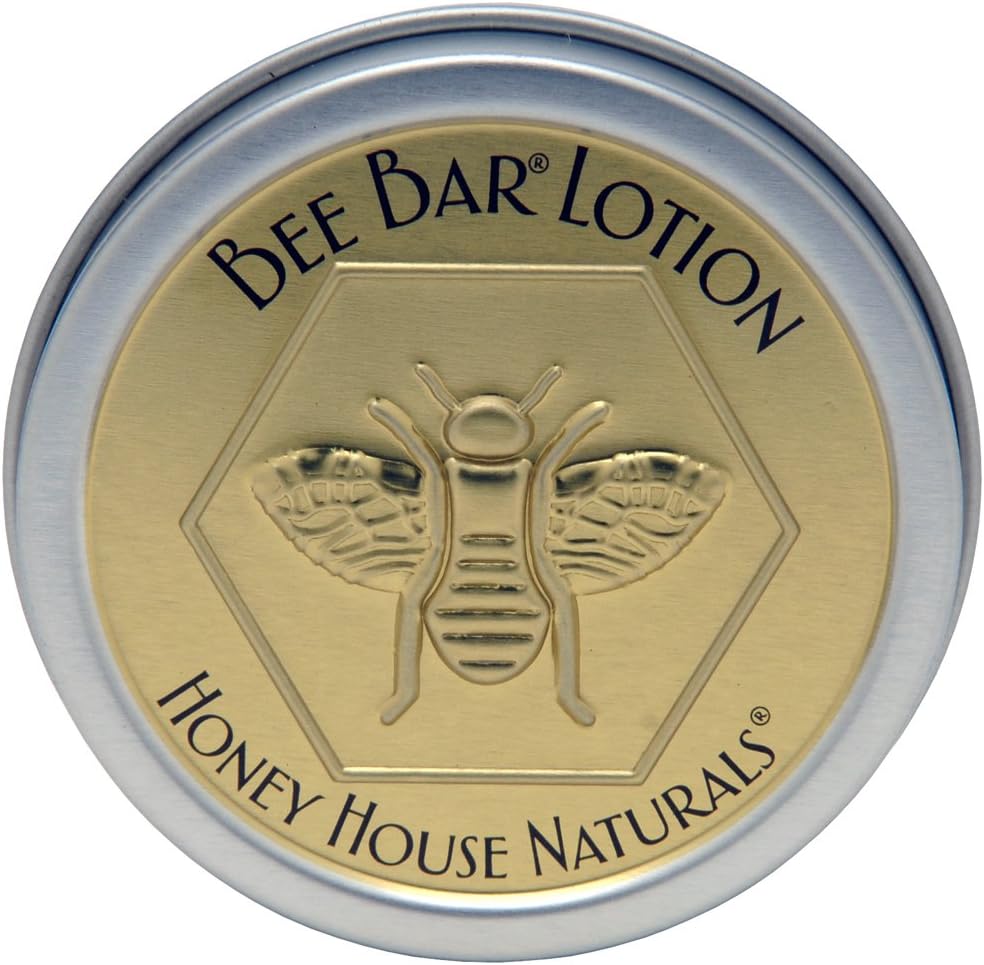 Honey House Naturals Small Bee Bar Lotion, Vanilla, 0.6 Ounce Body Lotions