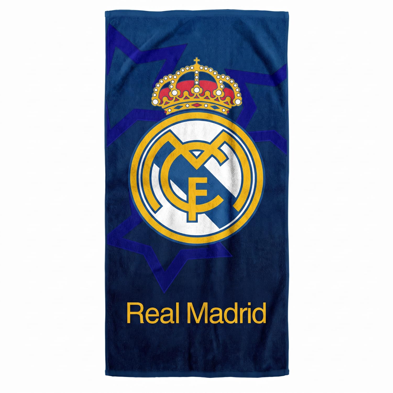 SaoTi Toalla Baño Grande Algodón 320g 75x150 cm - Toallas Ducha Ultra Absorbentes Gimnasio - Toallas Playa Fútbol Equipo Merengue Secado Rápido Adulto