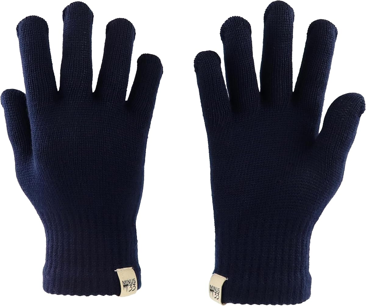 Merino Wool Glove Liner - Warm Base Layer - Ski Liner Glove - 3 Season Wear - Multiple Colors and Sizes