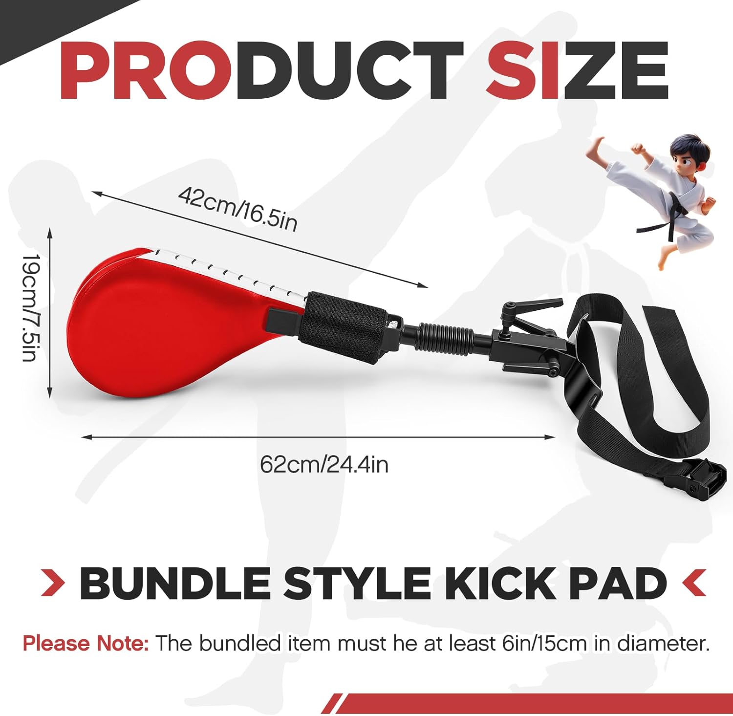 Seenelling Taekwondo Kick Pads Boxing Pads Taekwondo Karate Sparring Gear Boxing Paddles Kicking Targets Martial Arts Training Equipment with Mounting Bracket for Youth Men