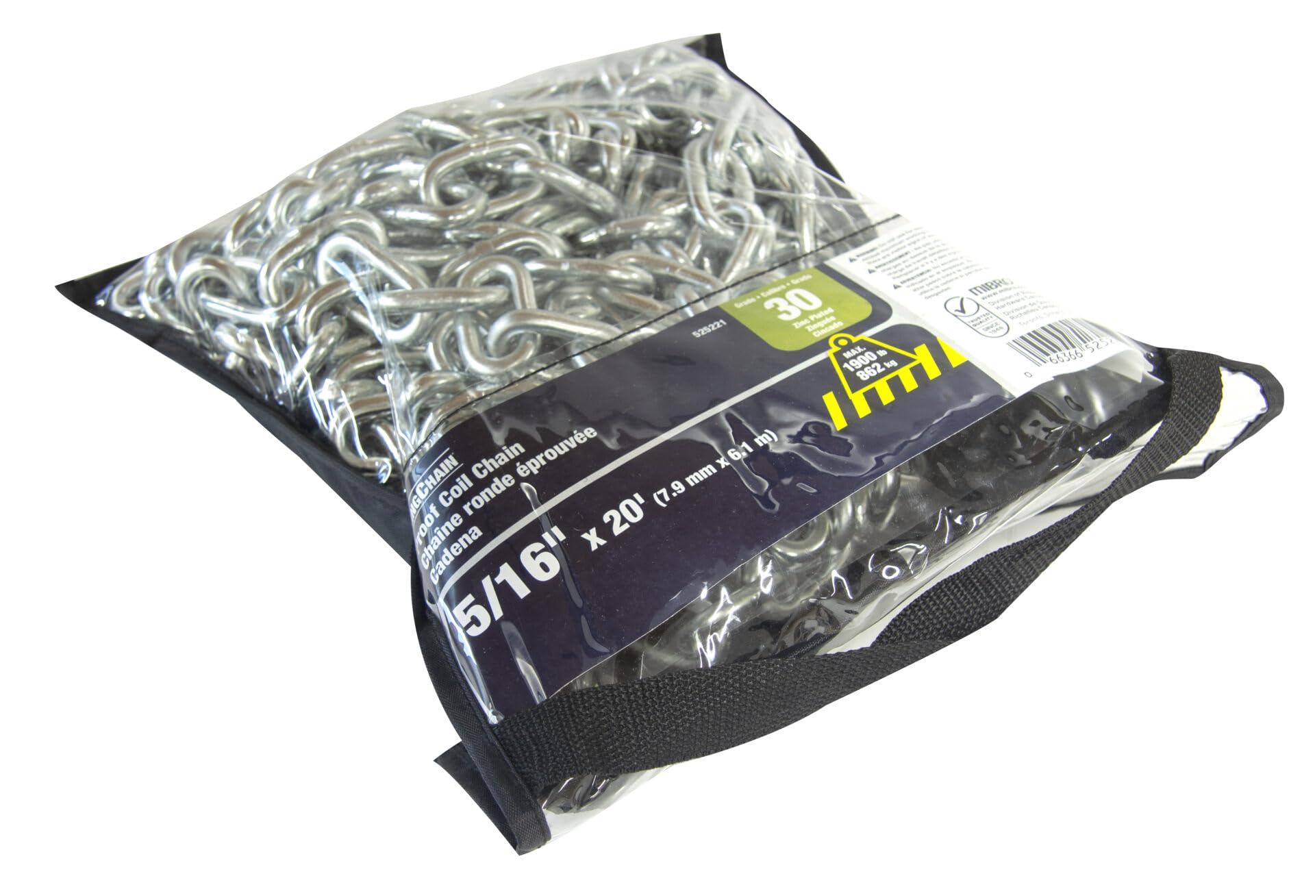 KingChain 20ft Grade 30 Coil Chain - 5/16" -3