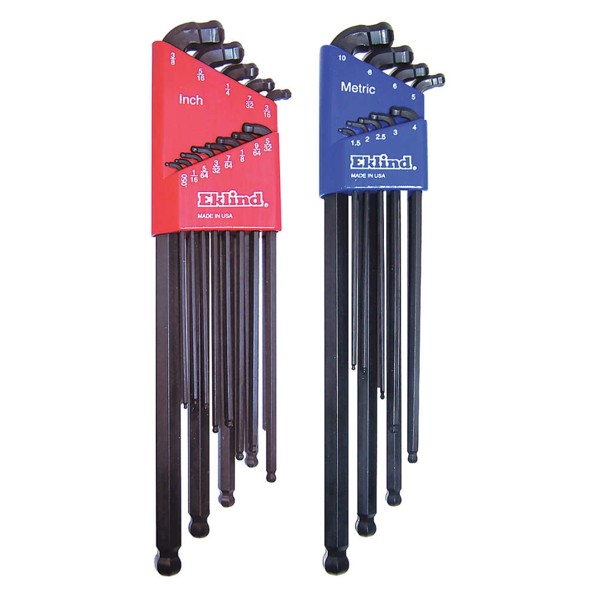 Double Ball Hex L-Key Eklind clé Allen longue rotule métrique SAE jeu outillage mécanique