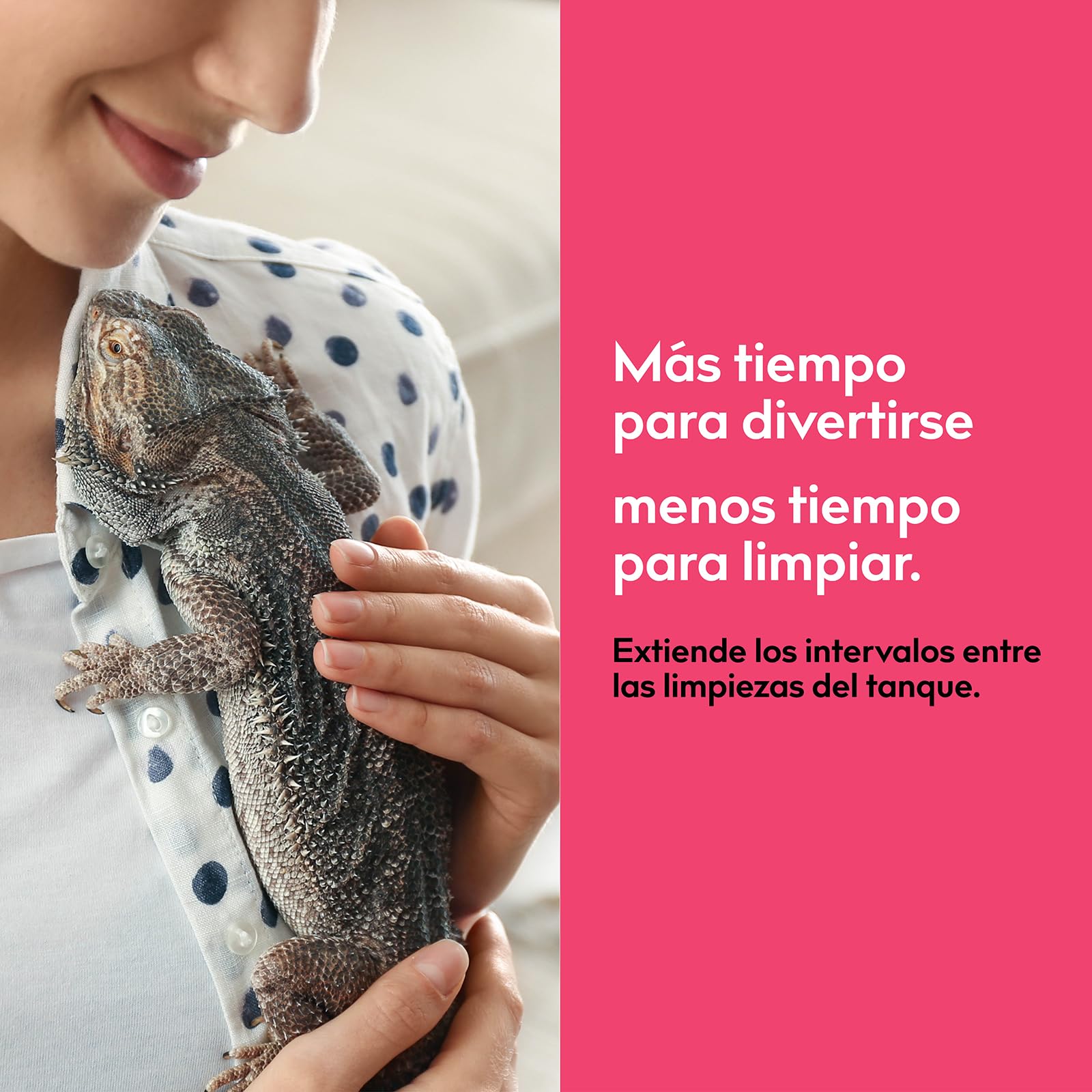 Spray Antiolores Terrario Reptiles, Sin Perfume, 266ml | Fórmula mineral, Seguro para reptiles y anfibios, Terrarios, Serpientes, tortugas, lagartos, geckos