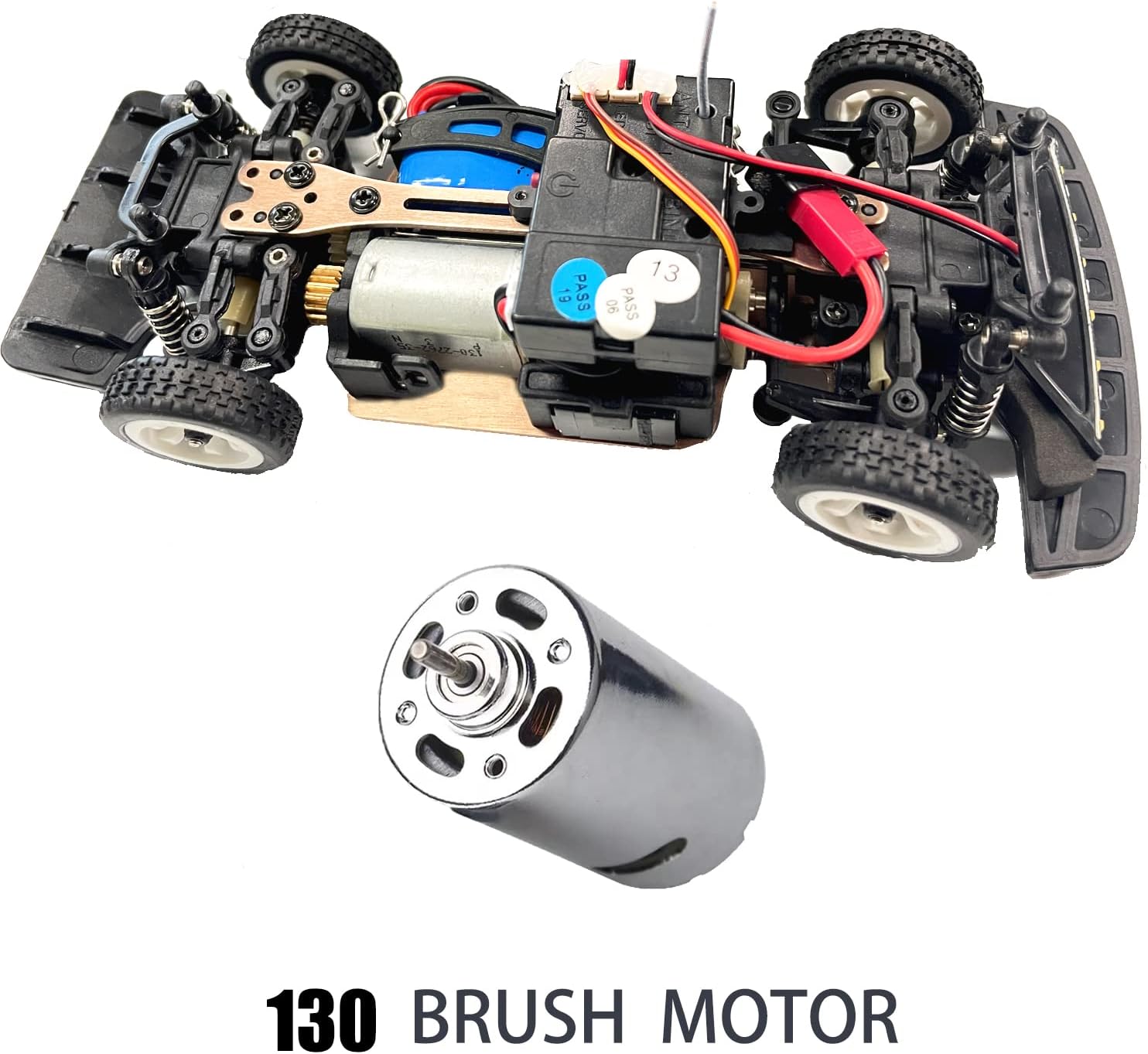 WLtoys K969 RC Car, Upgraded 500mah Battery x 3, 1/28 Scale 4WD 30KM/H High Speed RC Racing Drift Car for Kids and Adults with Gift Box
