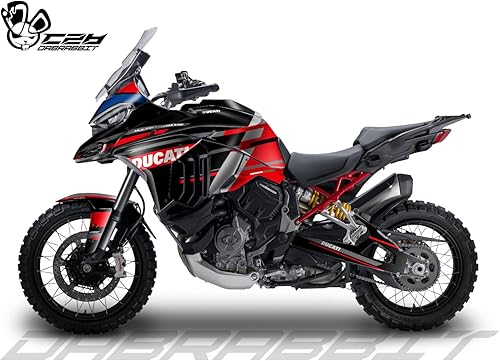 Nuevo kit gráfico para DUCATI Multistrada V4 S Kit gráfico completo CRS-B MATTE