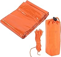 Vista 1 de Tienda de campaña, tienda impermeable, película compuesta de papel de aluminio para acampar situaciones de emergencia al aire libre