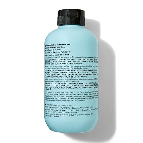 Miniatura 5 de Bonding Blue Champú, Netraliza el cobrizo para morenas, hidratante, libre de crueldad, vegano, sin parabenos, 8 onzas