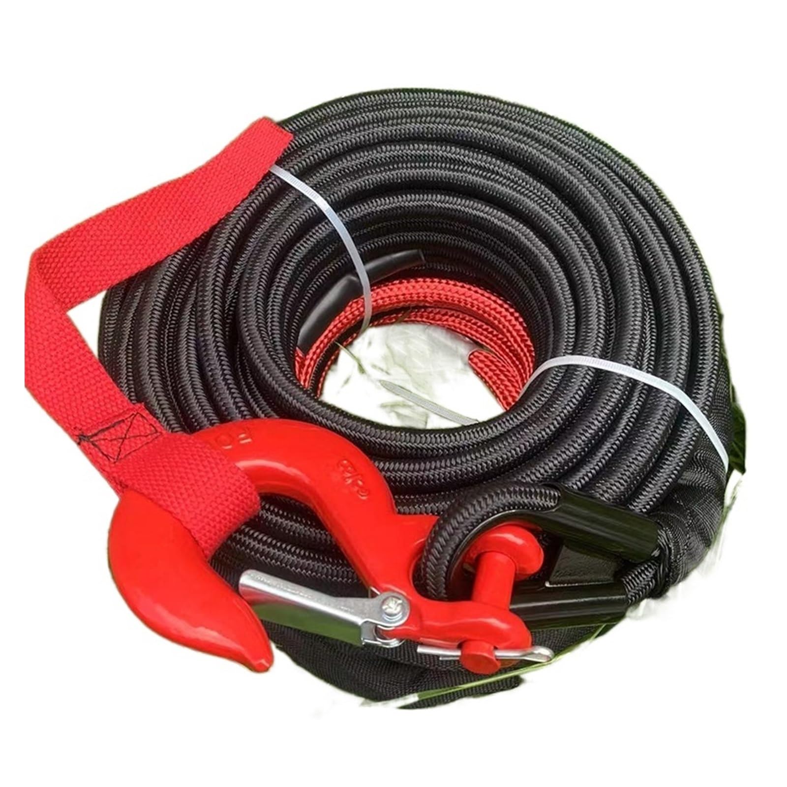 Cuerda del cabrestante de 10mm x 25M para remolque de SUV con gancho doble de 1/2