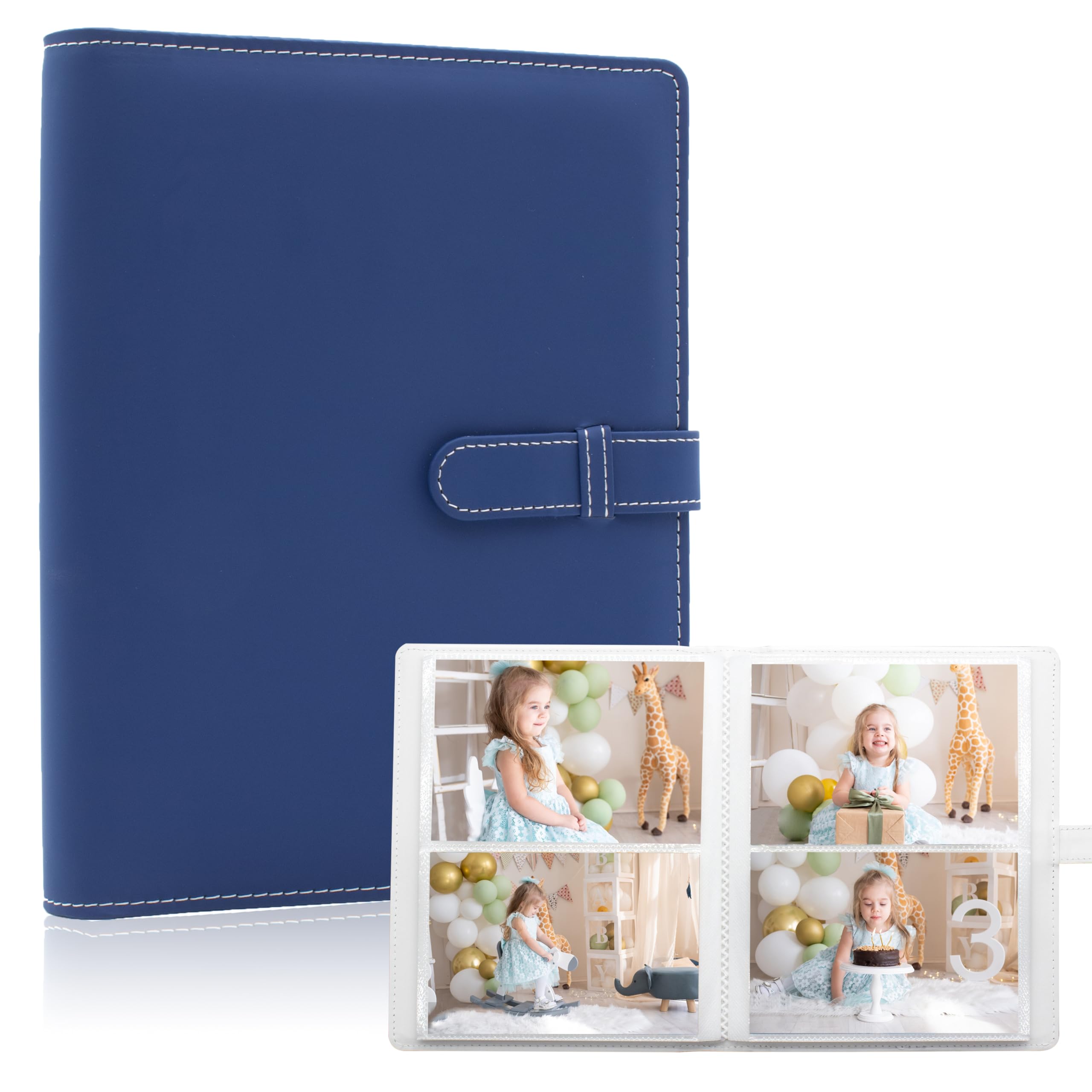 Album photos 10x15 cm bleu pour vos souvenirs de mariage
