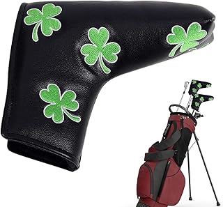 Funda para cabeza de club de golf, cubierta de putter – Golf Mallet Putter Cover – Equipo de protección de cabeza impermeable para exteriores, campos de entrenamiento, fairway
