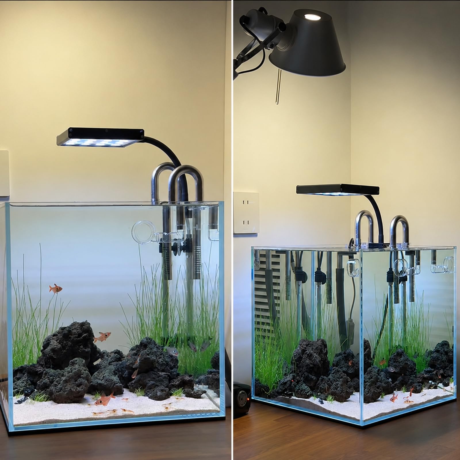 Roches de Lave Noires 4,5kg Pierres volcaniques Naturelles pour Aquarium Bassin à Poissons brasero jardinières de succulentes bonsaï et décoration aquascaping, 6-8 pièces 10-18cm