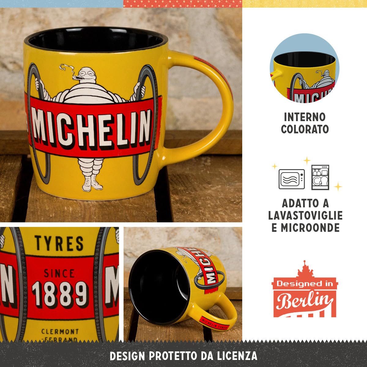 Nostalgic-Art Tasse à café rétro, 330 ml, Official License P