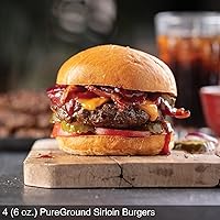 Vista 4 de Omaha Steaks Vuelo de hamburguesas PureGround