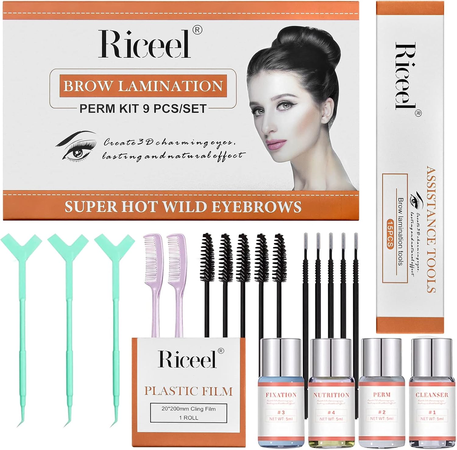 Eyebrow Lamination Kit,Professional Brow Lift Kit Premium Eyebrow Lift