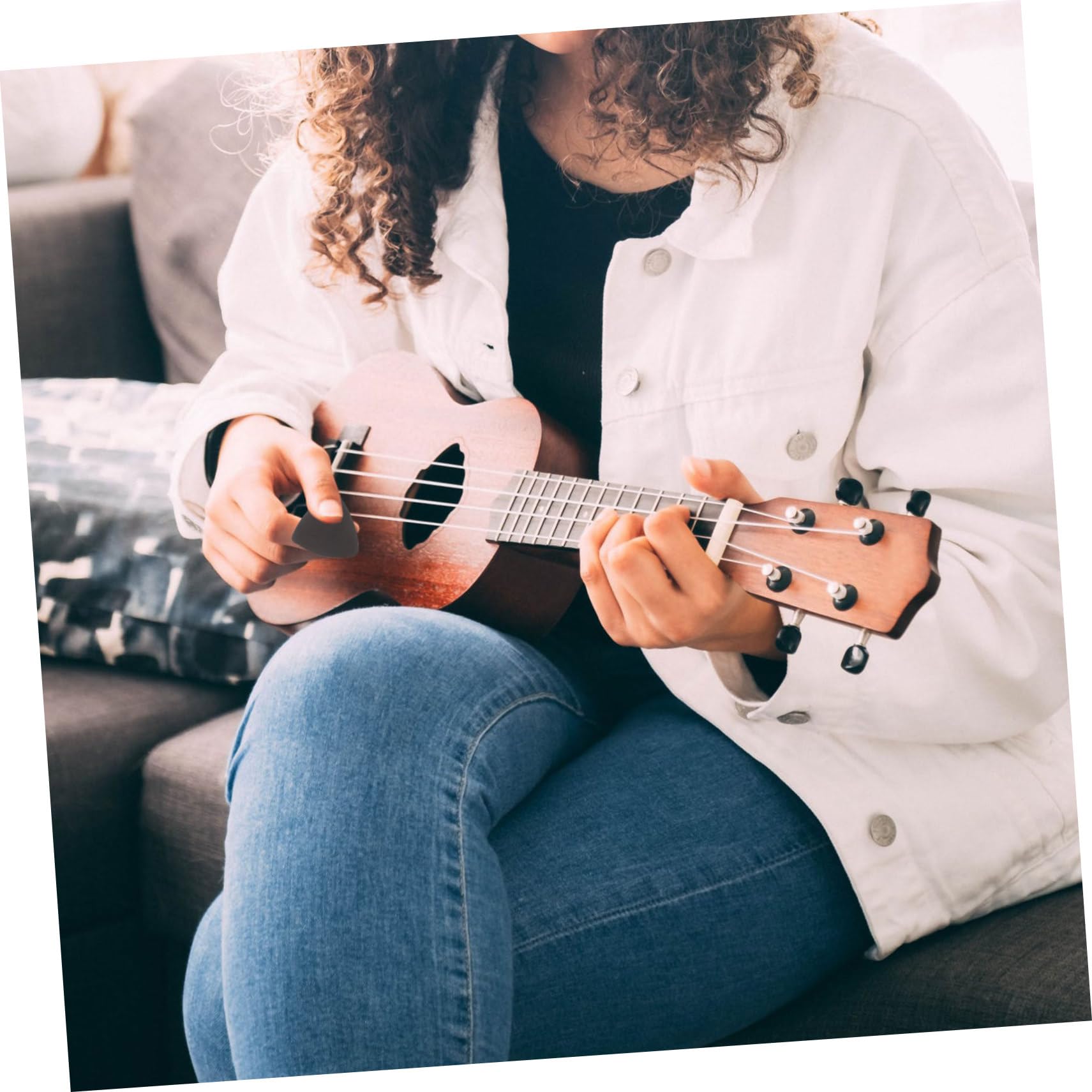 TOYANDONA 24pezzi Plettri Rinnovabile Per Chitarra e Ukulele Accessori Musicali Ergonomici e Resilienti Per Tutti Musicisti