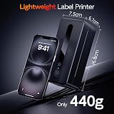 TATTMUSE Imprimante d'étiquettes d'expédition 4x6 pour Connectivité Bluetooth et USB, Imprimante Thermique Etiquette Compatible avec Vinted, Amazon, Cdiscount, Leboncoin, UPS, Shopify, Colis - 5