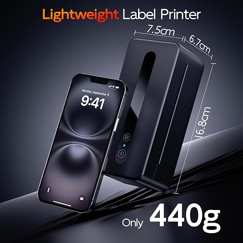 TATTMUSE Imprimante d'étiquettes d'expédition 4x6 pour Connectivité Bluetooth et USB, Imprimante Thermique Etiquette Compatible avec Vinted, Amazon, Cdiscount, Leboncoin, UPS, Shopify, Colis - 5
