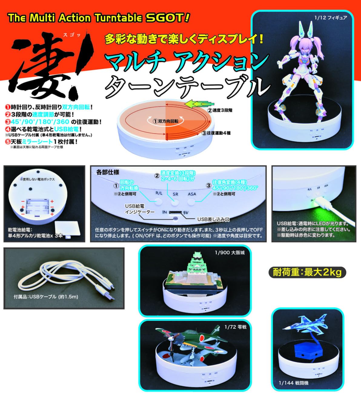 Amazon | 童友社 凄! マルチアクション ターンテーブル ホビー用ツール