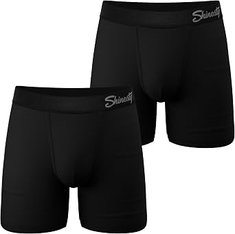 Shinesty Ball Hammock Boxer Briefs For Men Pack of 2 - Pouch Underwear For Men - Flyless