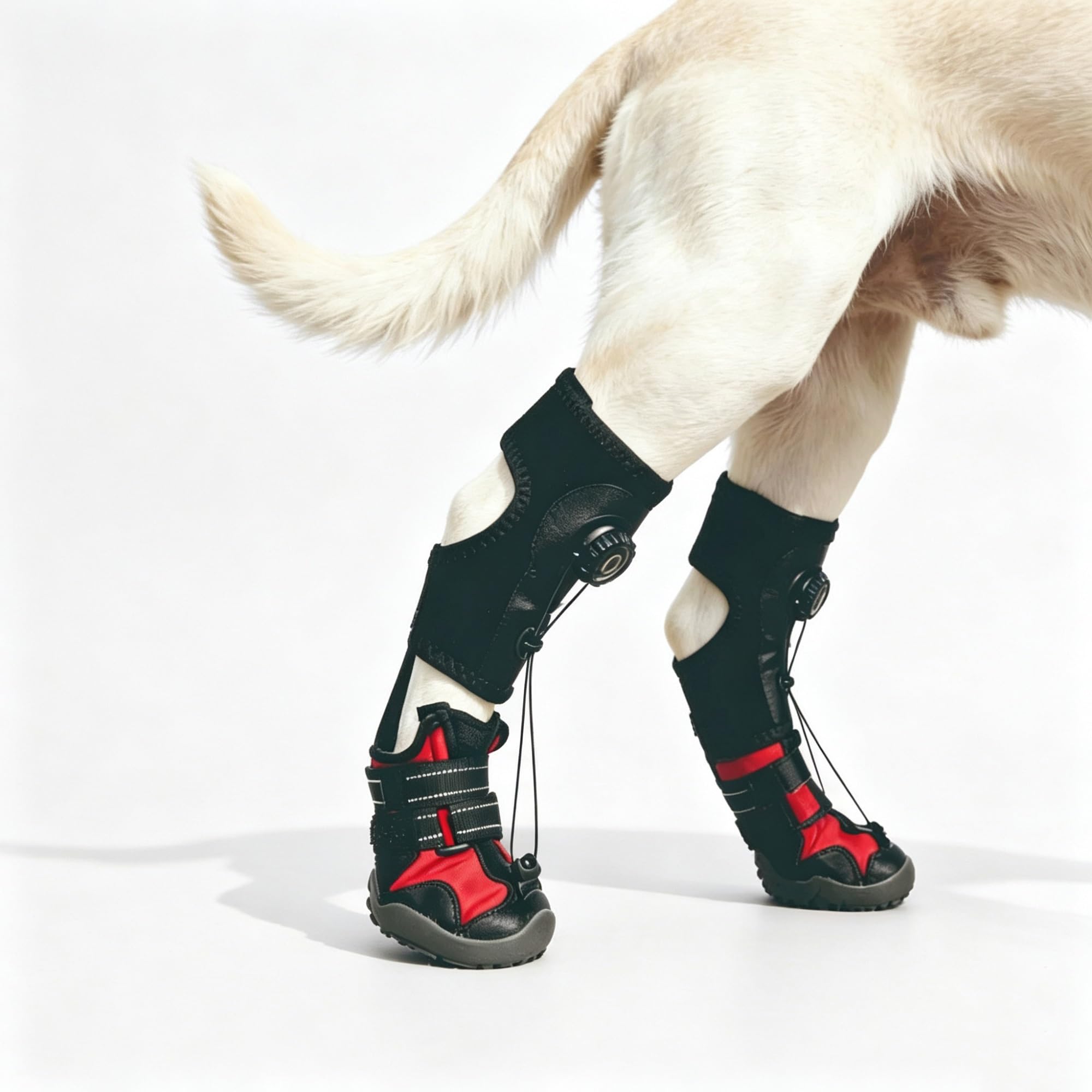 2pcs Lift Toes Abrasion Proof Boot with Feet Issue Gait in Dog Corrective