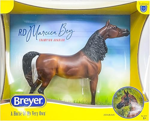 Breyer Horses Traditional Series RD Marciea Bey Modelo de juguete de caballo 14 x 10 pulgadas Escala 19 Modelo #1873
