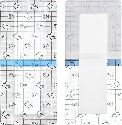 14 piezas de vendaje protector de ducha impermeable de 4"x6" para después del reemplazo de rodilla, cirugía de cadera, recuperación de incisión