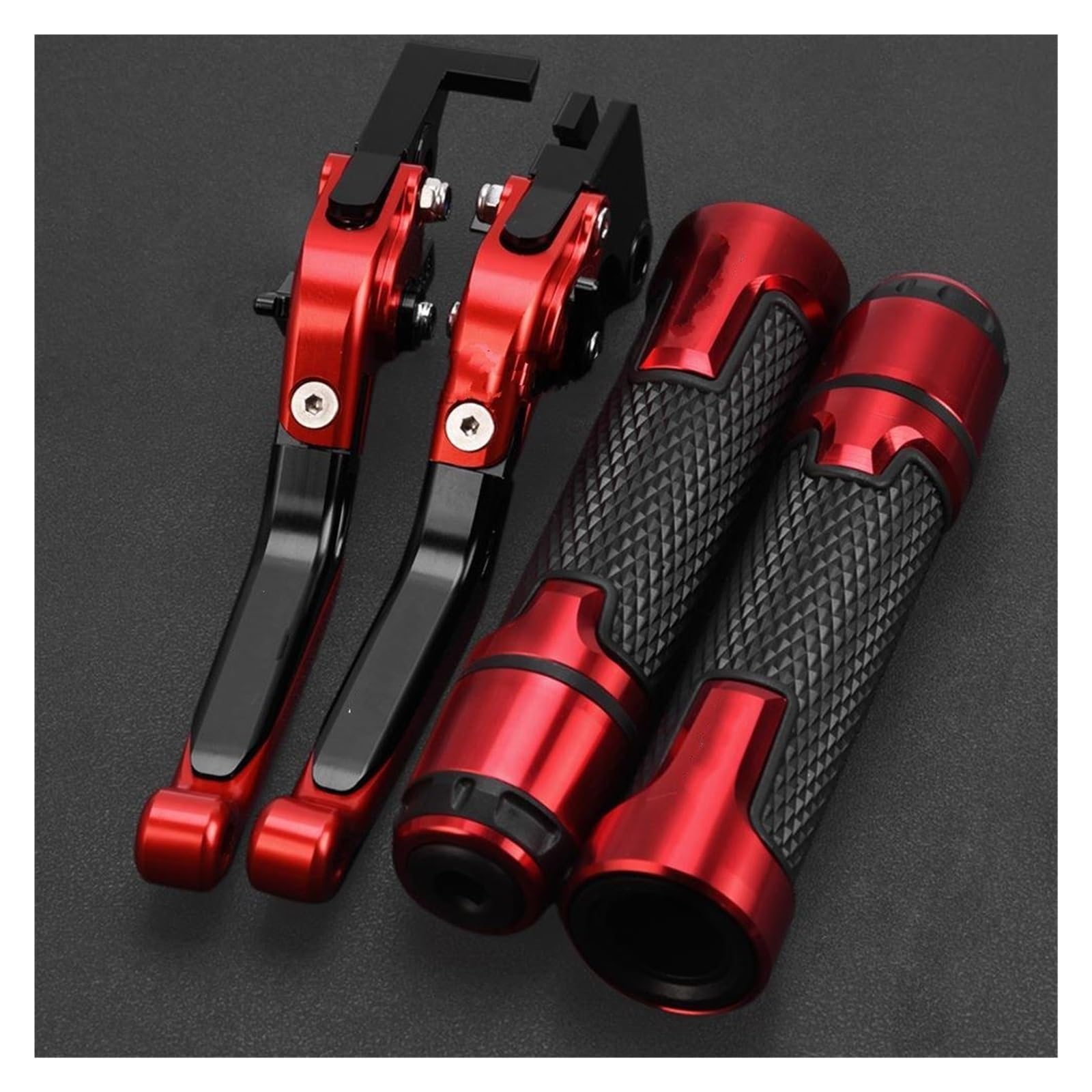 Pbqenxb Break and Clutch Levers for CBR600F for CBR600 F2 F3 F4 F4i 1991-2007 Motorcycle Brake Clutch Levers Handlebar Grips End(N)