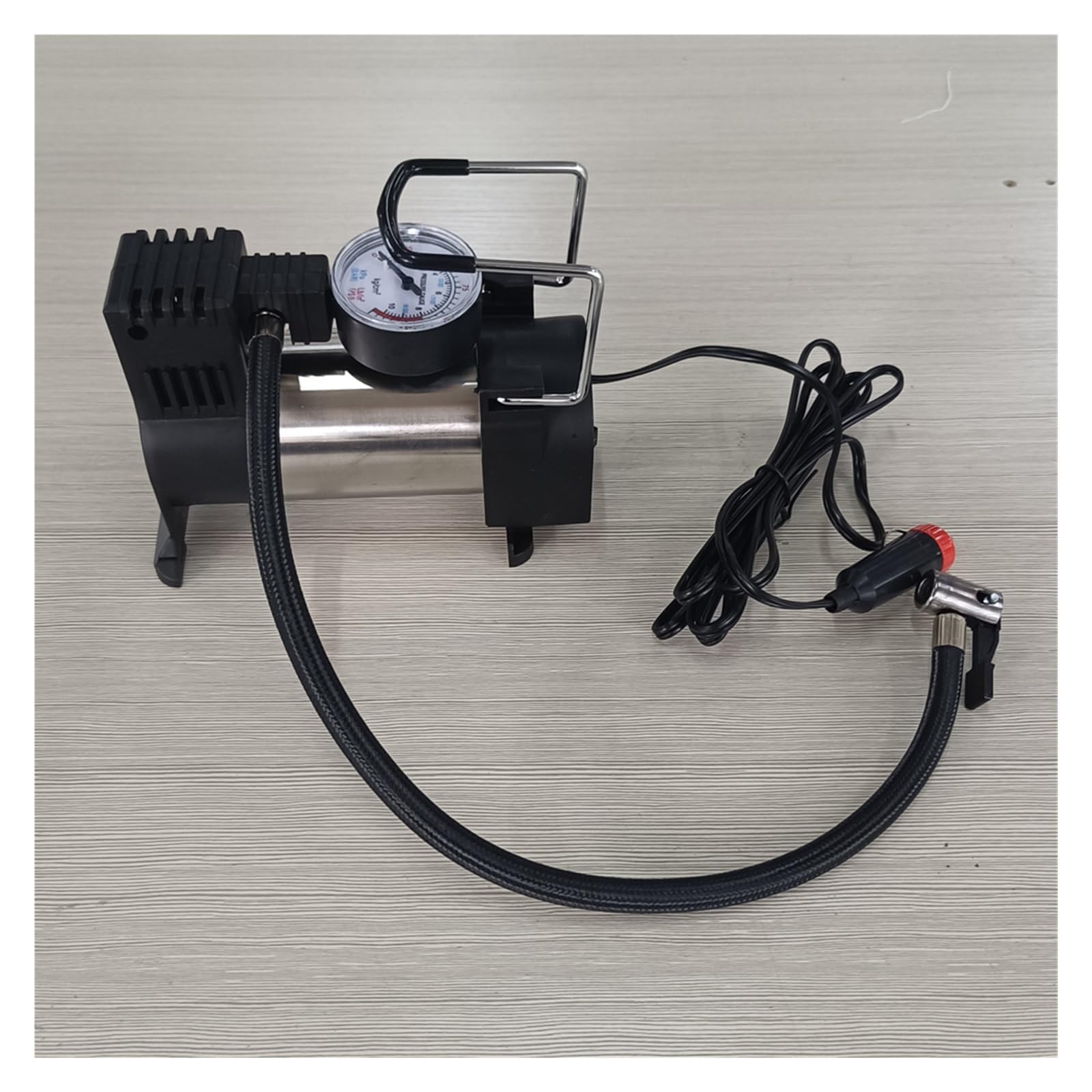 12v150psi Heavy Duty Deluxe Przenośna Metalowa Sprężarka Powietrza Do Pompowania Opon Samochodowych Natychmiastowa Inflacja