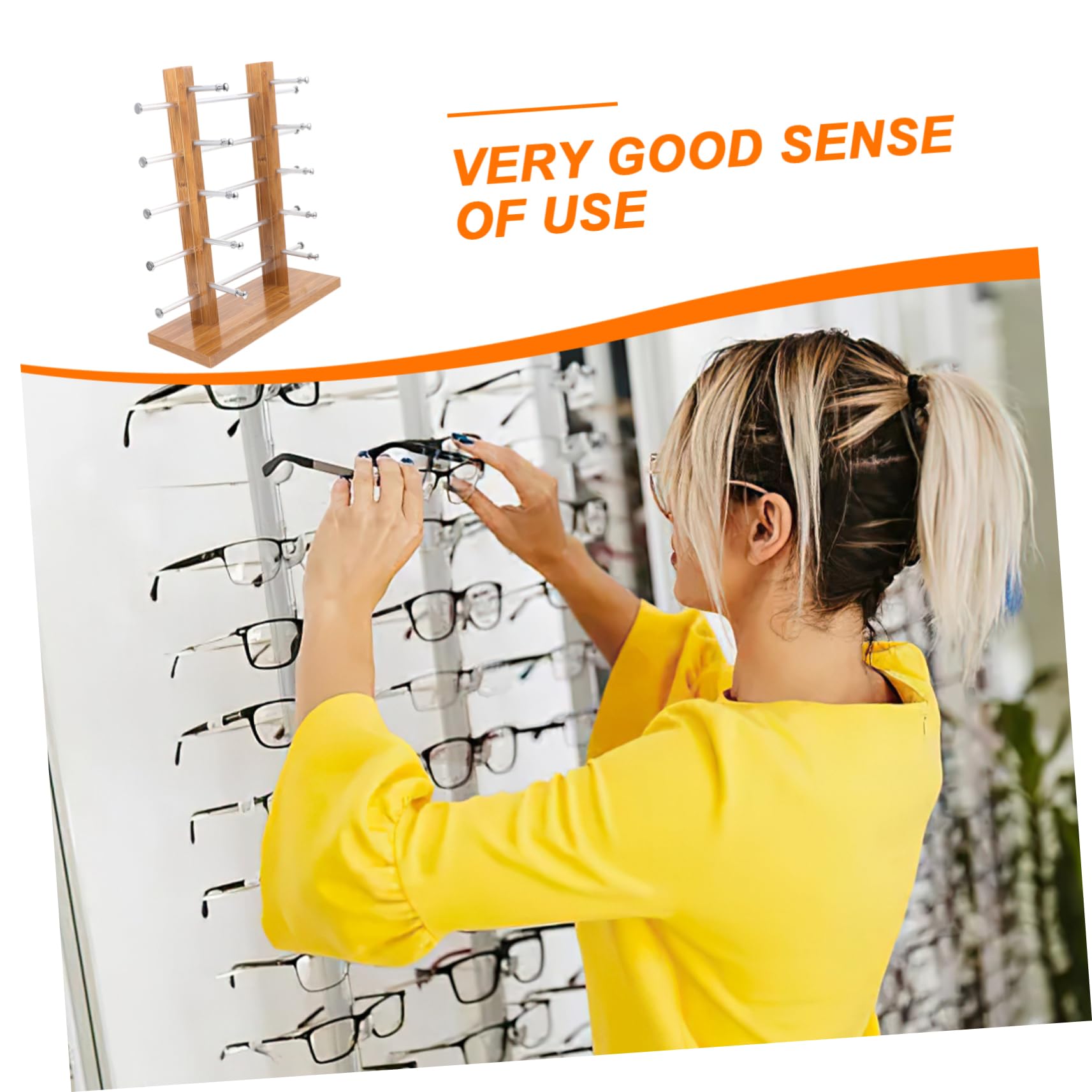 Gatuida 1satz Holz Brillenhalter Aus Naturholz Stilvolles Display Für Sonnenbrillen Und Brillen Fach Ablage Mit Elegantem Design Für Geschäfte Und Zuhause Platzsparend Und Robust