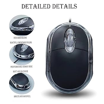 Amazon.com: Yadojingcn 2 Pack Mini Optical Mouse - Wired USB